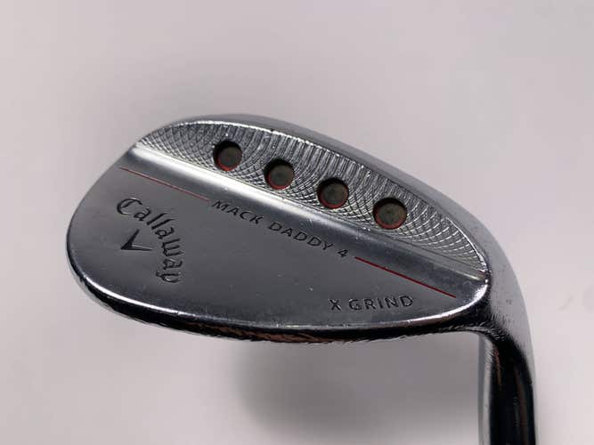 Callaway Mack Daddy 4 Chrome Lob Wedge LW 58* 12 X-Grind True Temper DG Mens RH