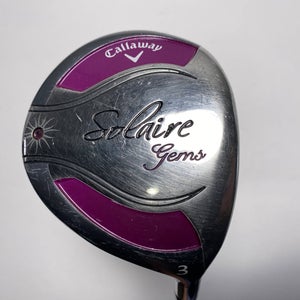 Callaway Solaire Gems 3 Fairway Wood 15* 55g Ladies Graphite Womens RH