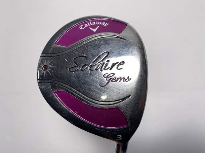 Callaway Solaire Gems 3 Fairway Wood 15* 55g Ladies Graphite Womens RH