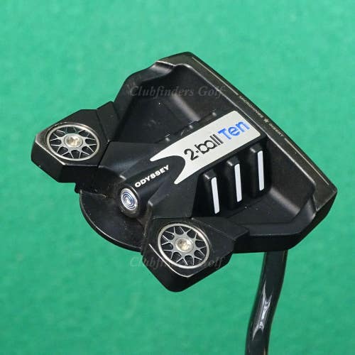 Odyssey 2021 2-Ball Ten 35" Double-Bend Mallet Putter w/ Stroke Lab