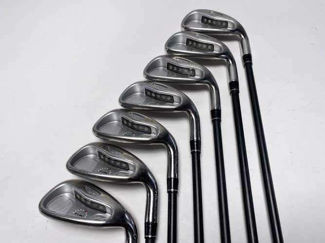 TaylorMade Rac OS 2005 Iron Set 3-PW UG65 Regular Graphite Mens RH- No 4i
