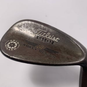 Titleist Vokey Spin Milled CC Chrome Lob Wedge LW 58* 12 Wedge Steel Mens RH