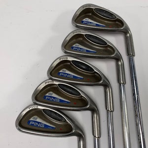 Ping G2 Iron Set 6-PW Red Dot 1* Flat TFC 100 Stiff RH Undersize Grips
