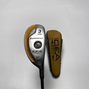 Adams Idea Pro Gold 3 Hybrid 20* Aldila VS Proto 80g Stiff Graphite Mens RH HC