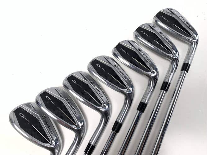 TaylorMade Qi Iron Set 6-PW+GW+SW KBS Tour Lite Regular Steel Mens RH