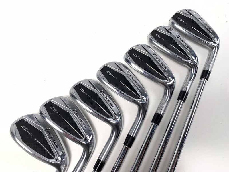 TaylorMade Qi Iron Set 6-PW+GW+SW KBS Tour Lite Regular Steel Mens RH