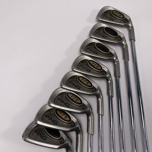 Ping i3 Blade Iron Set 3-PW Black Dot Cushin JZ Stiff Steel Mens RH