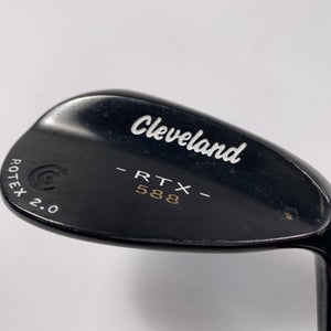 Cleveland 588 RTX 2.0 Black Satin Lob Wedge LW 60* True Temper DG Wedge Mens RH