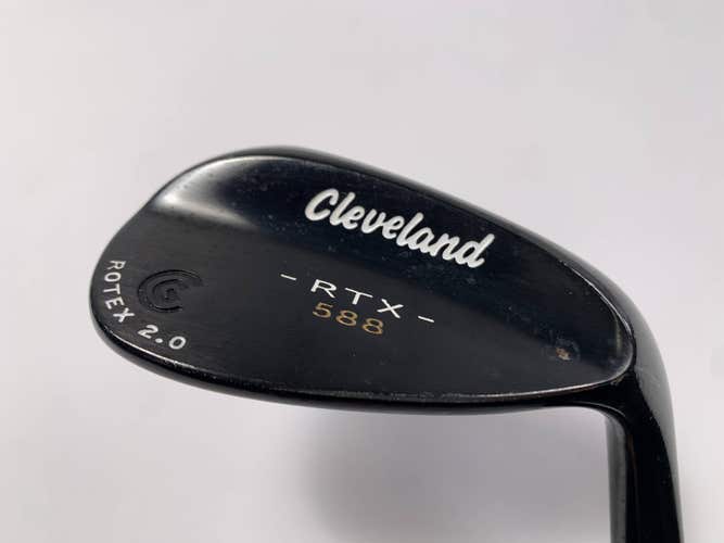 Cleveland 588 RTX 2.0 Black Satin Lob Wedge LW 60* True Temper DG Wedge Mens RH