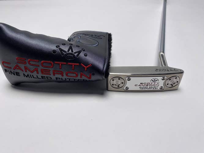 Scotty Cameron Super Select Newport 2.5 Plus Putter 34" Mens RH HC NEW