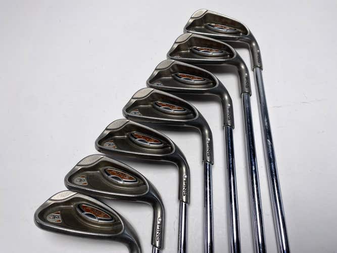 Ping G10 Iron Set 5-PW+SW Silver Dot 4* Up AWT Regular Steel Mens RH