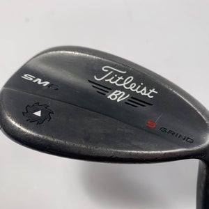 Titleist Vokey SM6 Jet Black Lob Wedge LW 60* 10 Bounce Wedge Steel Mens RH