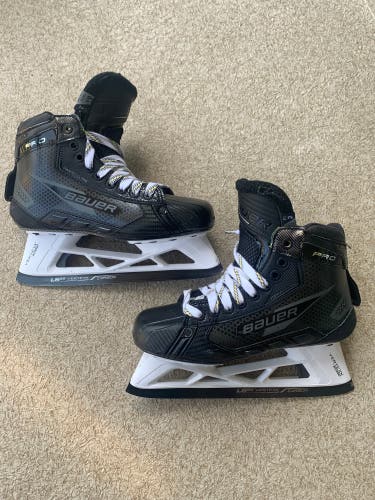 LIKE NEW Bauer Pro Hockey Goalie Skates Size 6.5 (Used)