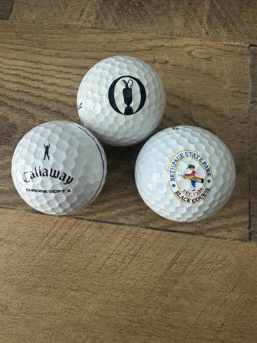 Phil Mickelson JumpMan logo, BRITISH OPEN 150th, and Bethpage black Ryder cup