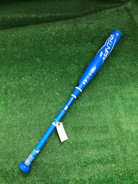 Blue 2023 Rawlings Mantra Composite Bat (-10) Composite 22 oz 32" (Used)