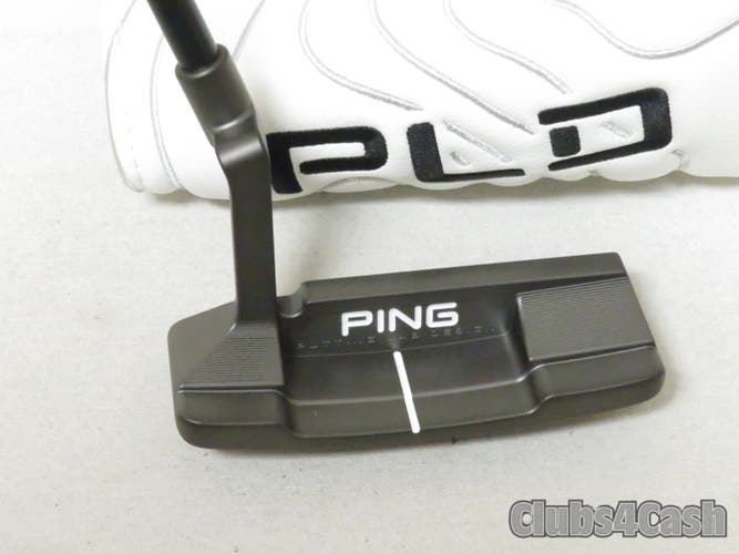 PING 2024 PLD Milled ANSER 2D Putter Gun Metal Black Chrome 35" +Cover  MINT