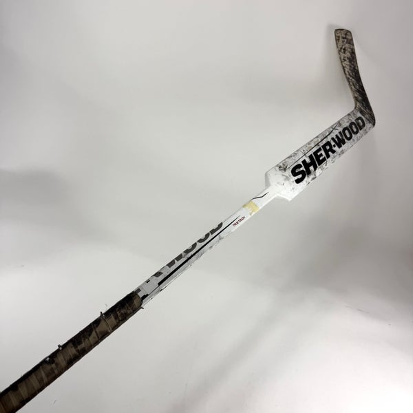 Used Regular Sherwood T80 Goalie Stick | 26" Paddle Wedge Curve | E717