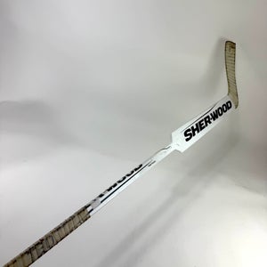 Used Regular Sherwood T80 Goalie Stick | 26" Paddle Wedge Curve | E716