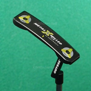Odyssey Metal X Milled 1 Black 35" Plumbers-Neck Blade Putter Golf Club