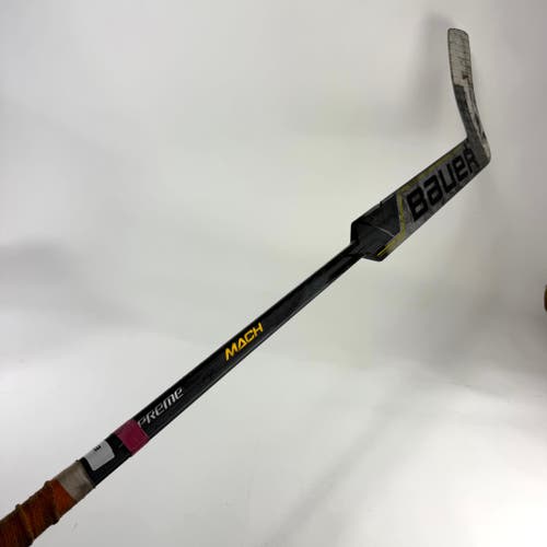 Used Regular Bauer Supreme Mach Goalie Stick | 26" Paddle P31 Curve | E715