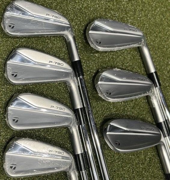 TaylorMade 2021 P790 Forged Iron Set 4-PW Steel Dynamic Gold 105 Stiff Flex NEW