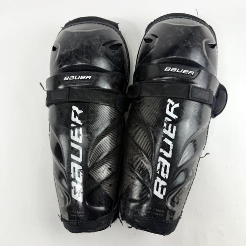 Used Bauer Pro Series Shin Guards | 14" | E744
