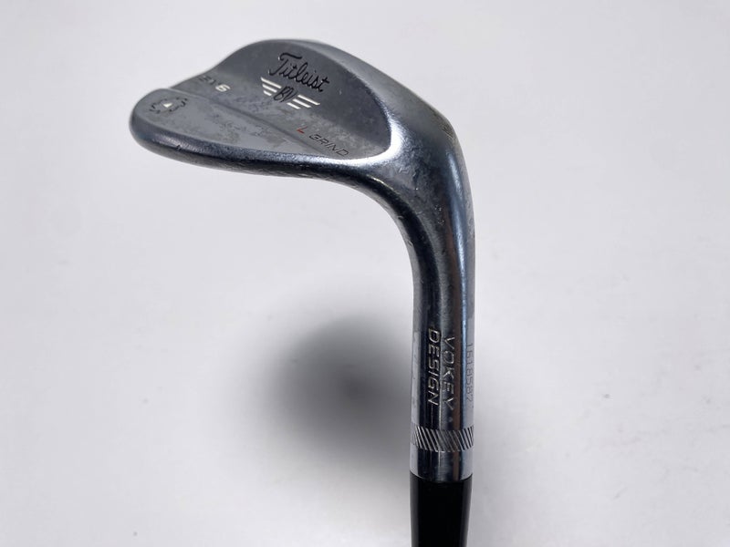 Titleist Vokey SM6 Tour Chrome Lob Wedge LW 60* 4 L-Grind Wedge Steel Mens RH