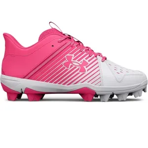 Pink Used Size 4.0 (Women's 5.0) Kid's Under Armour Mid Top Molded Cleats
