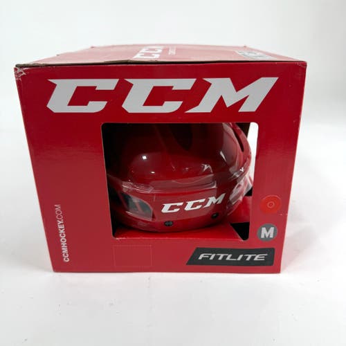 New Red CCM Fitlite Helmet | Medium