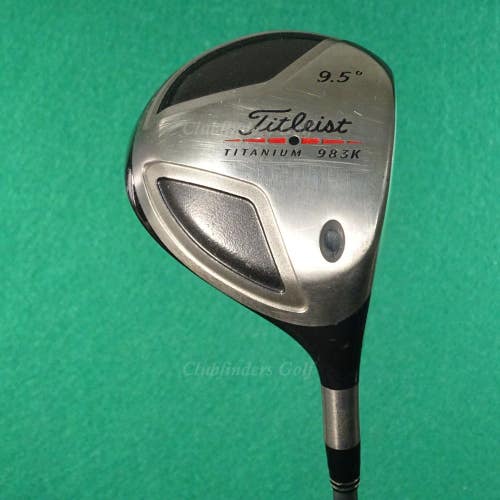 Titleist Titanium 983K 9.5 Driver Fujikura Tour Platform 26.3 Graphite Regular