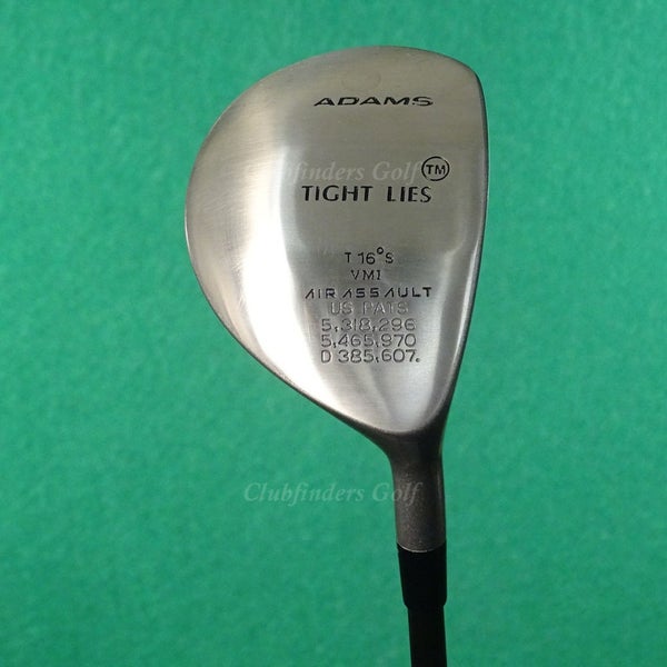 Adams Tight Lies VMI Air Assault T 16 Fairway Wood Factory Graphite Regular &HC