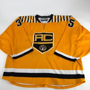 Yellow JOG Adrian College Game Jersey | Size 58 Goalie | #35