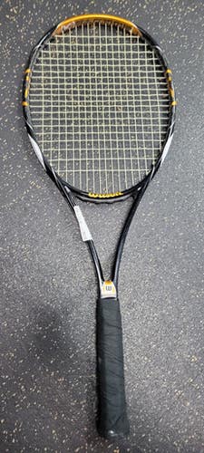 Used Wilson K BLADE 98  18X20 Adult Tennis Racquet Black 4 1/2" 11497-S000150804