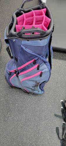 Used Titleist ORGANIZER Mens Cart Bag Navy Blue 11497-C000150800