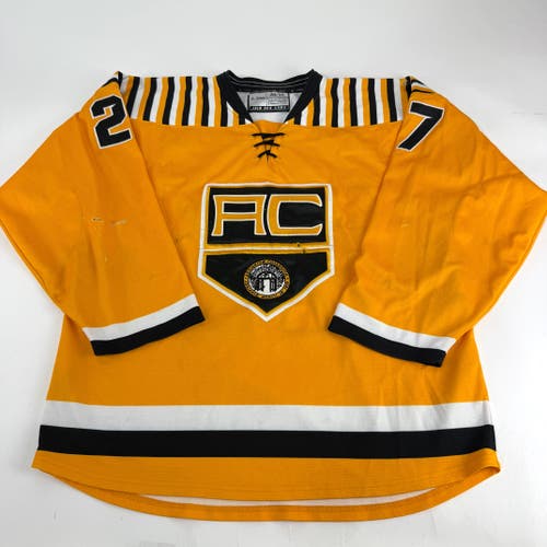 Yellow JOG Adrian College Game Jersey | Size 52 | Hatcher #27