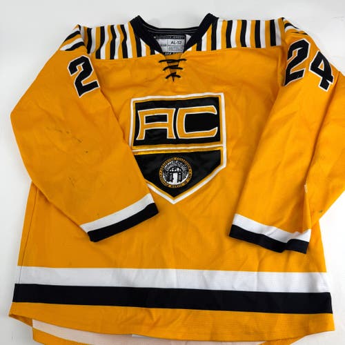 Yellow JOG Adrian College Game Jersey | Size 52 | Noetzel #24