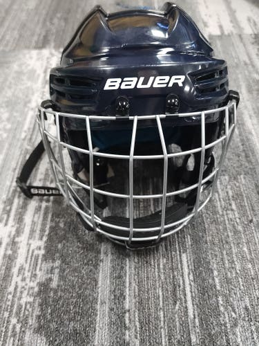 Blue Youth Bauer Prodigy Helmet (Used)