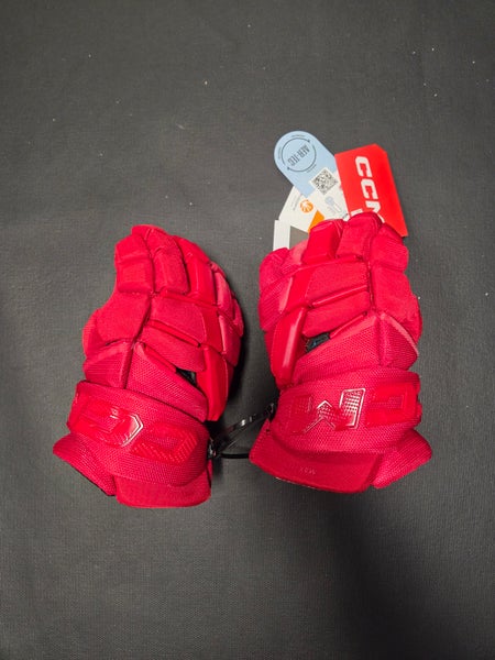 New Junior CCM Jetspeed FT8 Pro Gloves 12" Red