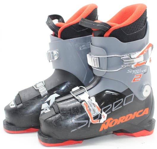 Nordica Speed Machine J2 Kids Ski Boots - Size 3.5 / Mondo 21.5 Used