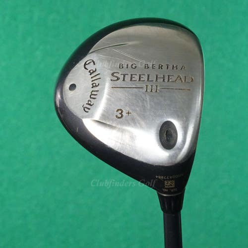 Callaway Big Bertha Steelhead III Fairway 3+ Wood System III Graphite Firm