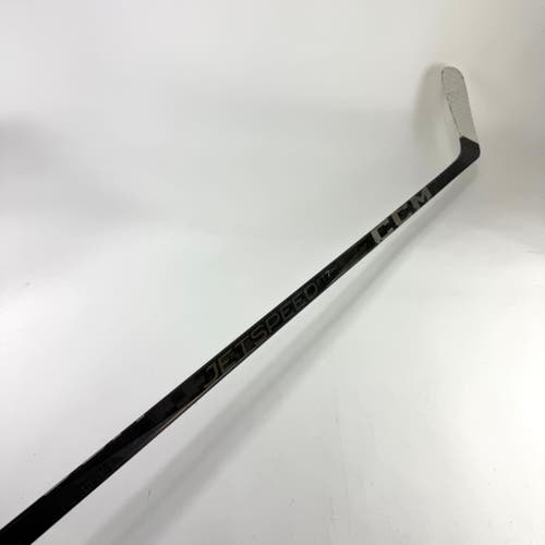 Repaired Left Handed Black CCM Jetspeed FT7 Pro | 85 Flex P92 Curve Grip | E705