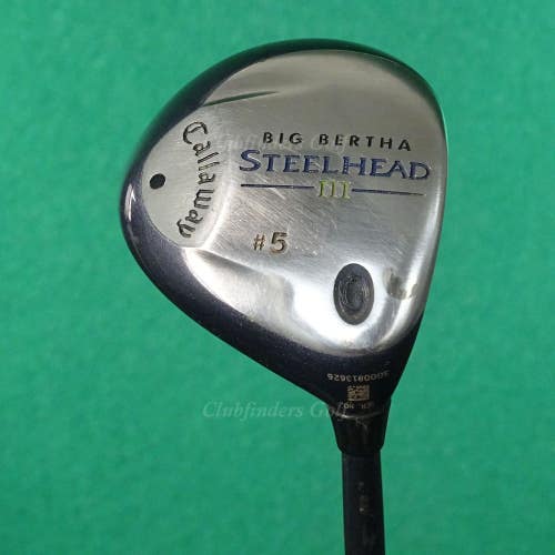 Callaway Big Bertha Steelhead III Fairway 5 Wood System III Graphite Firm