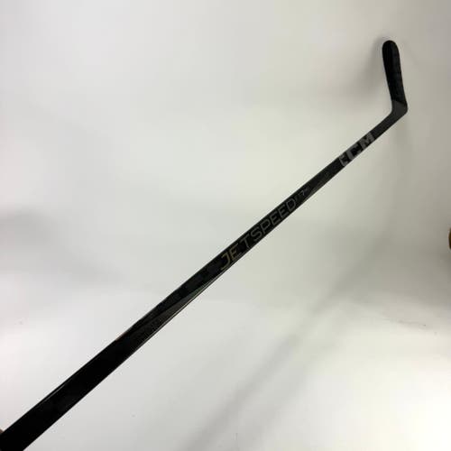 Repaired Left Handed Black CCM Jetspeed FT7 Pro | 80 Flex P28M Curve Grip | E704