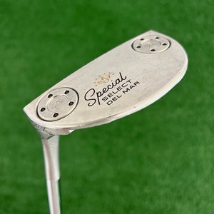 LH Titleist Scotty Cameron Special Select Del Mar 34 Putter