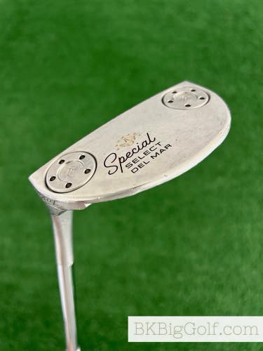 LH Titleist Scotty Cameron Special Select Del Mar 34 Putter
