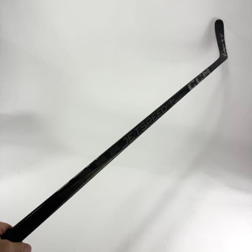 Repaired Left Handed Black CCM Jetspeed FT7 Pro | 80 Flex Custom Curve Grip | E703