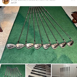 Men's Titleist AP2 Right Handed Iron Set Stiff Flex (8 Clubs) #4 - #9, PW, GW Steel Shaft (Used)