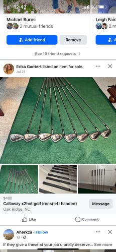 Men's Titleist AP2 Right Handed Iron Set Stiff Flex (8 Clubs) #4 - #9, PW, GW Steel Shaft (Used)