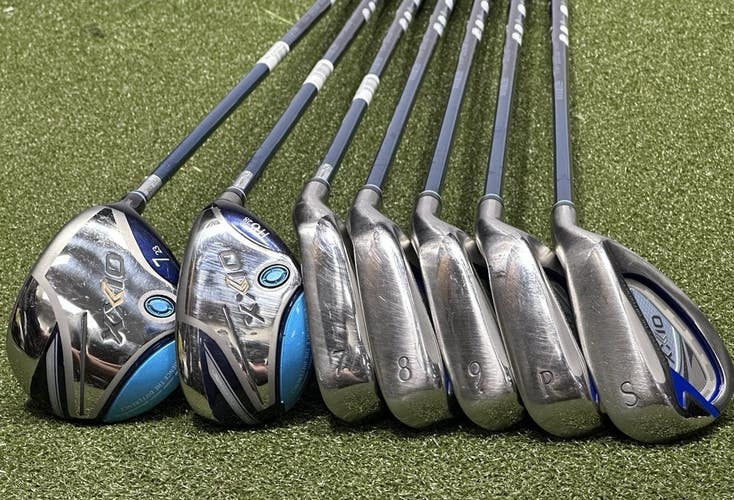 XXIO 12 Womens Golf Club Set 7-Wood 23*, 6H-28*, 7-SW Graphite MP1200L Ladies RH