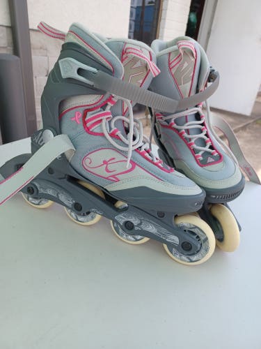 Senior K2 ATHENA Inline Skates Regular Width Size 9 (Used)